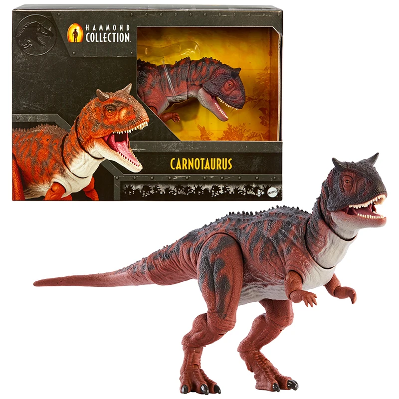 

Hammond Collection Fallen Kingdom Carnotaurus Dinosaur Action Figure Jurassic World Toys Birthday Gift Collectible Figurines