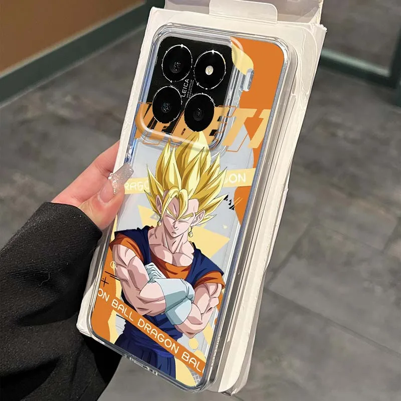 

Dragon Ball Luxury Goku For Xiaomi 15 14 13 12 12S 12X 12T 11 11T Pro Lite TPU Transparent Phone Case