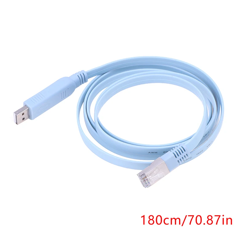 1.8 متر USB إلى RJ45 USB إلى RS232 المسلسل إلى RJ45 CAT5 وحدة التحكم كابل محول الحبل لأجهزة التوجيه الجديدة
