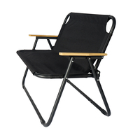 Double Portable Folding Chairs Solid Wood Plus Steel Garden Beach Outdoor Chairs Use for Camping Fishing