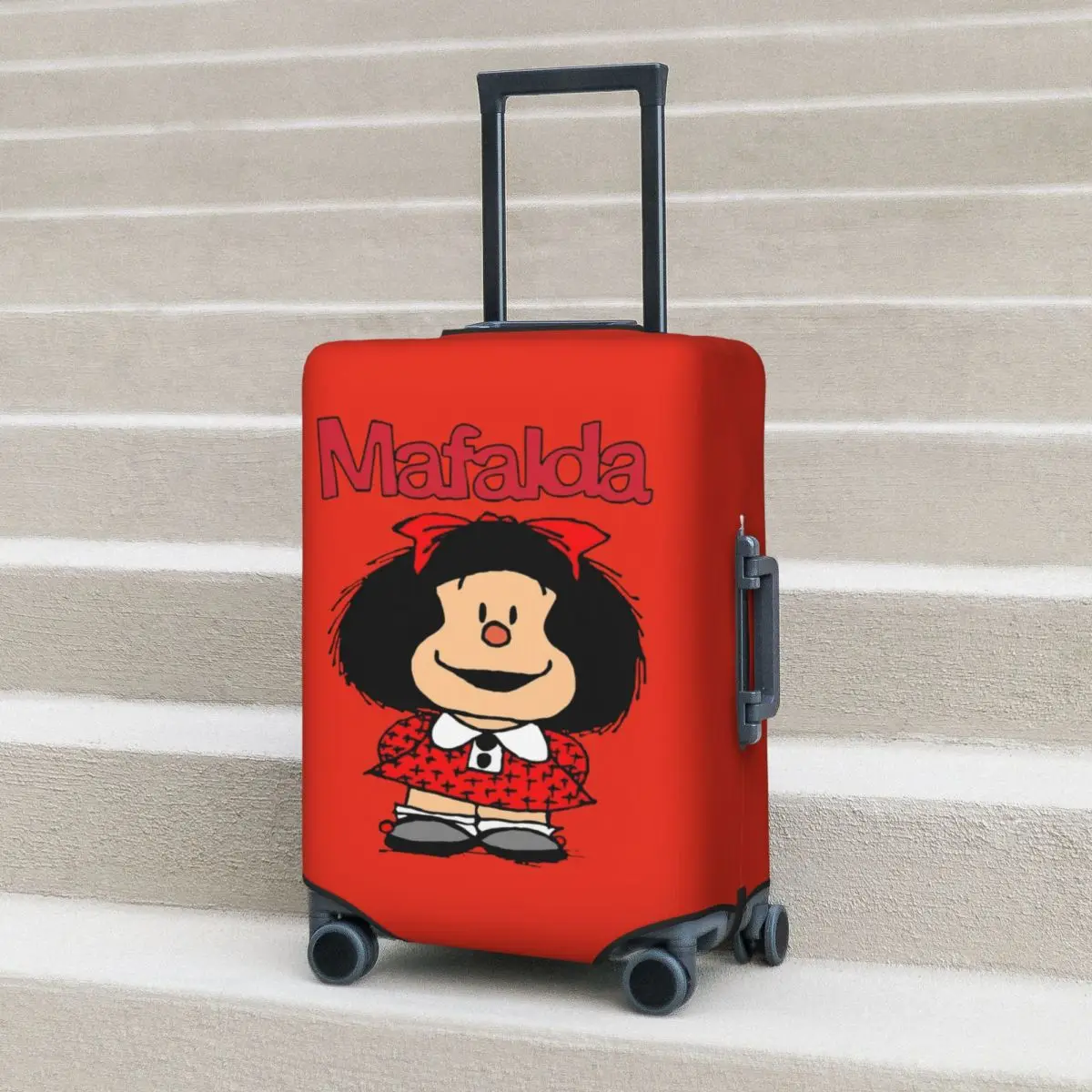 

Чехол для чемодана Mafalda Manga, дорожная защита, полезные аксессуары для багажа и отпуска