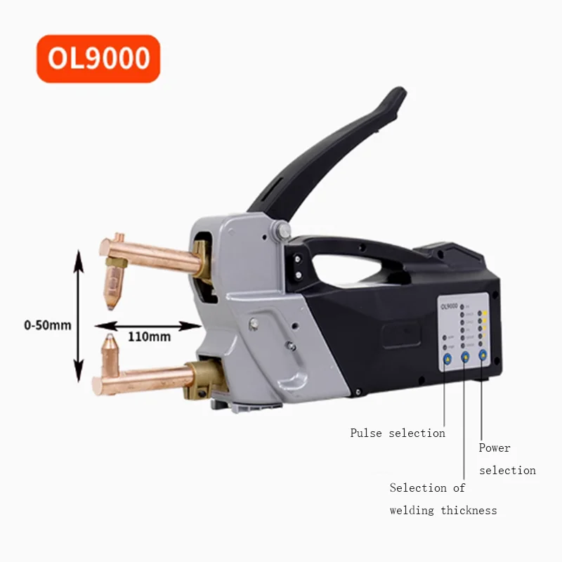 220V Resistance Spot Welding Machine Welding Thickness 1.5+1.5mm Steel Plate Portable Spot Welding Machine OL8000