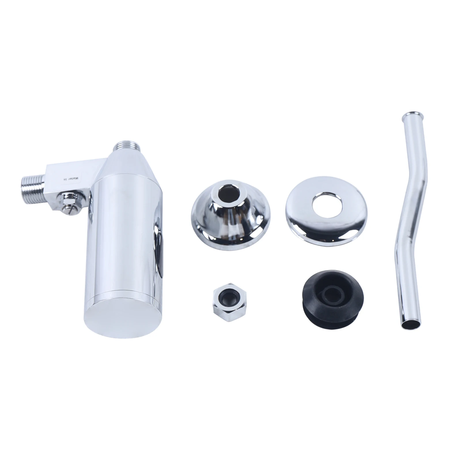 Urinal Flush Valve with Copper Shell and Stainless Steel S-Tube – PVD Electroplating, Automatic Sensor Control, Water-Saving