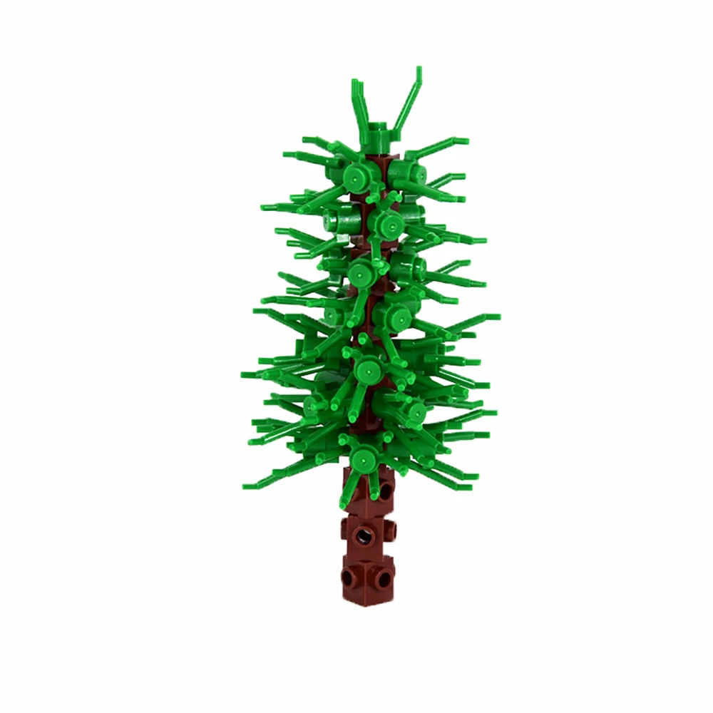 MOC DIY Dschungel-Garten & Baum-Bausteine - Hoflandschaft-Steine Kompatibel mit Großen Stadtansicht-Sets