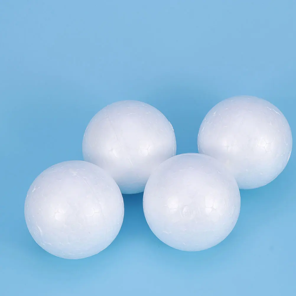 

500pcs Foam Craft Balls 1cm White Polystyrene DIY Ornaments Christmas Wedding Decor foam shapes balls art supplies