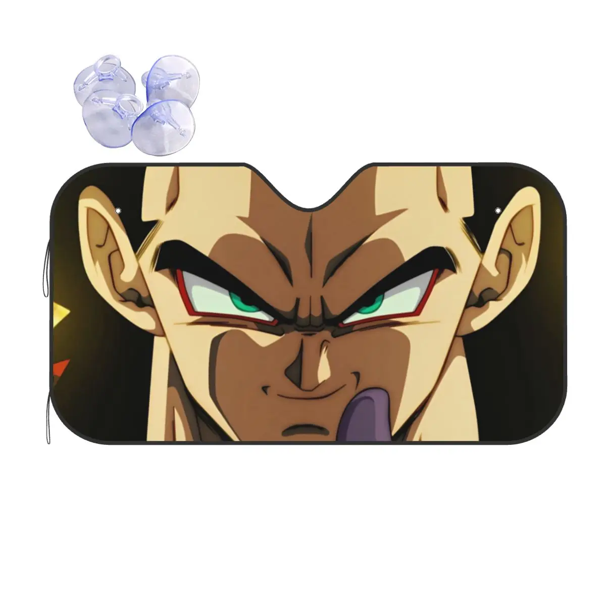 

Dragon Ball Super Saiyan Eyes Anime Sunshade Windscreen Vintage Car Front Windshield Car Window Windscreen Cover Heat Reflector