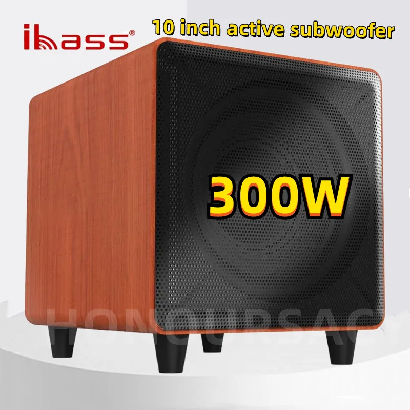 

Ibass 10 Inch 300W High-power Subwoofer Home Theater Portable Computer Speaker Digital Transmission Lossless Sound Quality TV