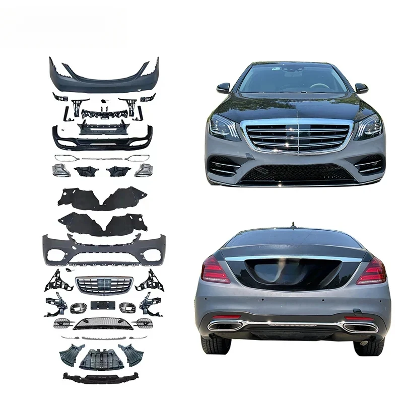 

2018 - 2020 W222 S - Class Upgrade to S450 Facelift - Body Kit, Front & Rear Bumpers, Grille Included