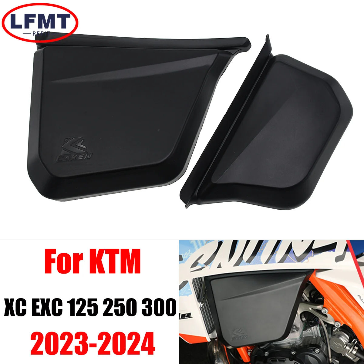 

NEW 2024 Motorcycle Oil tank left and right protective cover shell For KTM XC EXC 125 250 300CC 6DAYS HARDENDURO CKD 2023-2024