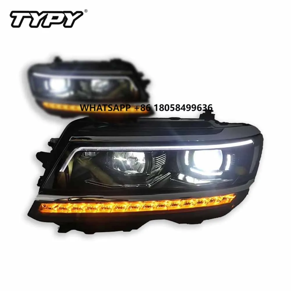 

TYPY Full LED Car Light for Volkswagn VW Tiguan Headlights Assembly 2017-2021 Angel Eyes DRL Sequential Turn Signal
