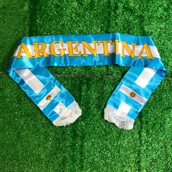 SKY FLAG Argentina scarf 14*130cm Argentina flag Custom Scarf football team Scarf Printing Satin Argentina banner