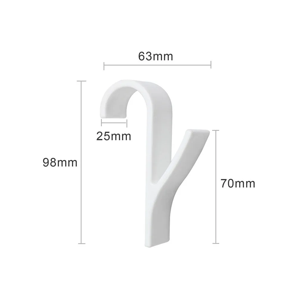 4pcs/Radiator hook, cross-border plastic hook, towel rack, wardrobe hook PS bathroom towel hook