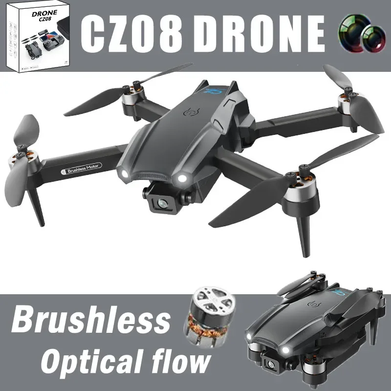 

RC Toy Aircraft CZ08 Brushless Dual Camera HD Optical Flow Positioning Obstacle Avoidance Children's Toy Aircraft