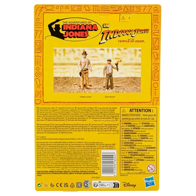 Nueva Figura de Acción Original de Hasbro Kenner Indiana Jones Retro Collection, Modelo de Colección de 3.75 Pulgadas