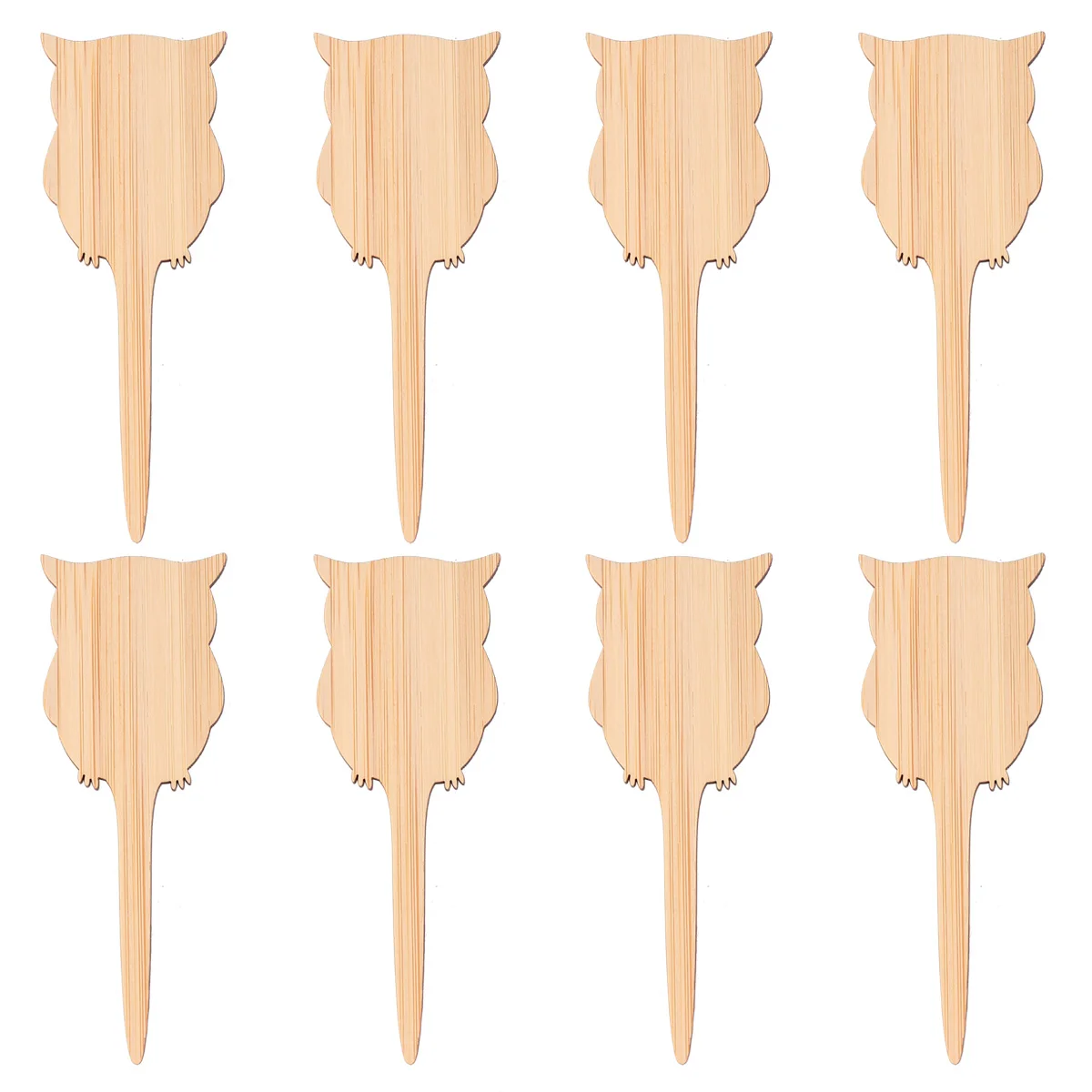 

Plant Identification Stakes Bamboo Tags Plants Marker Insert into The Ground Name Garden Label