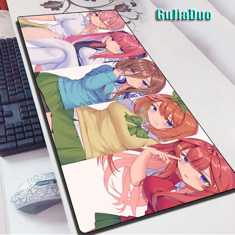 

400x900 Extra Large Gamer Anime Mouse Pad Laptop Table Desk Mat Lovely Girls Comic Mousepad Gaming Accessories Kawaii Pc Cushion