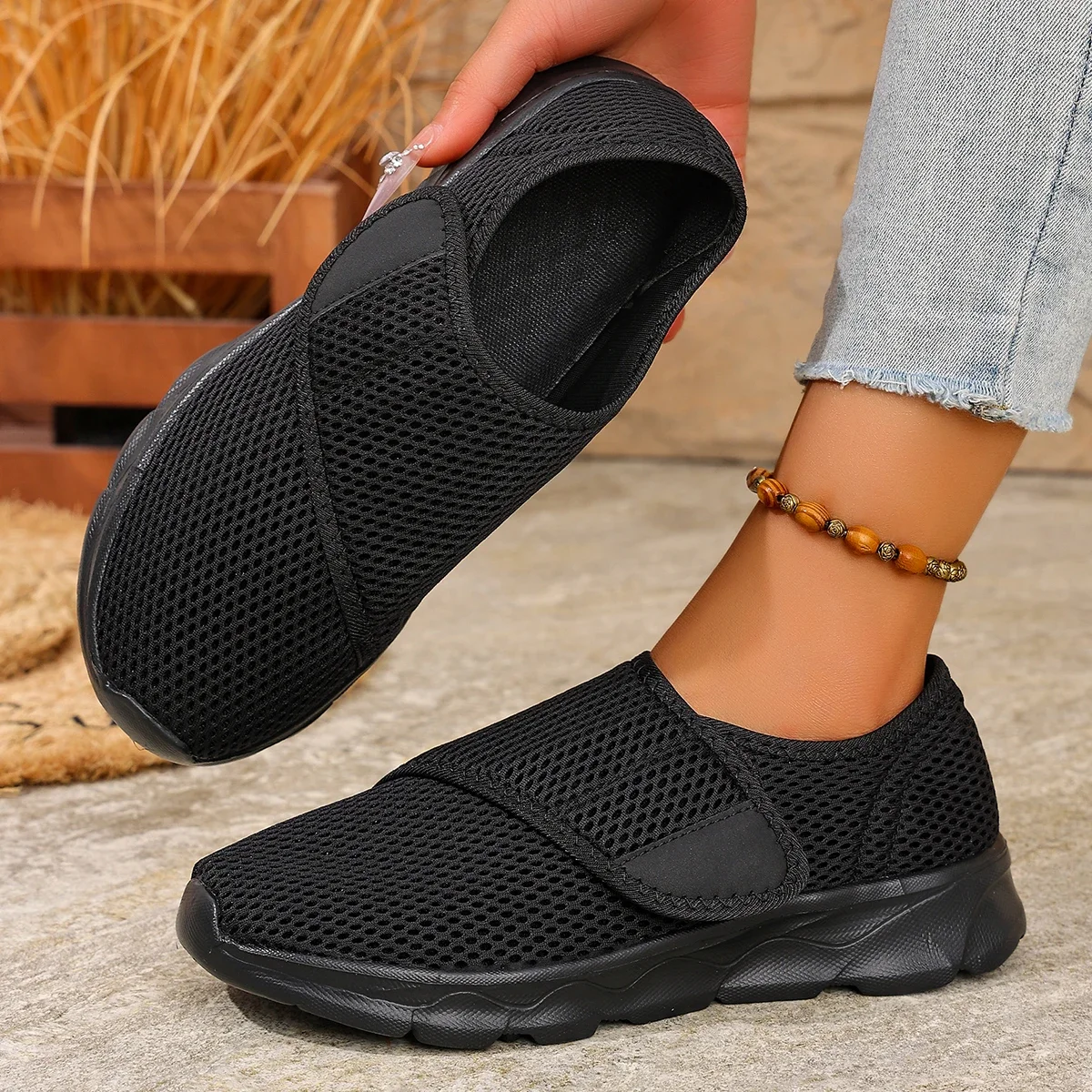 Nouvelles chaussures décontractées orthopédiques pour femmes, pour pieds larges et enflés, unisexe, avec ajustement pour l'éversion du pouce, souples et confortables, pour hommes diabétiques