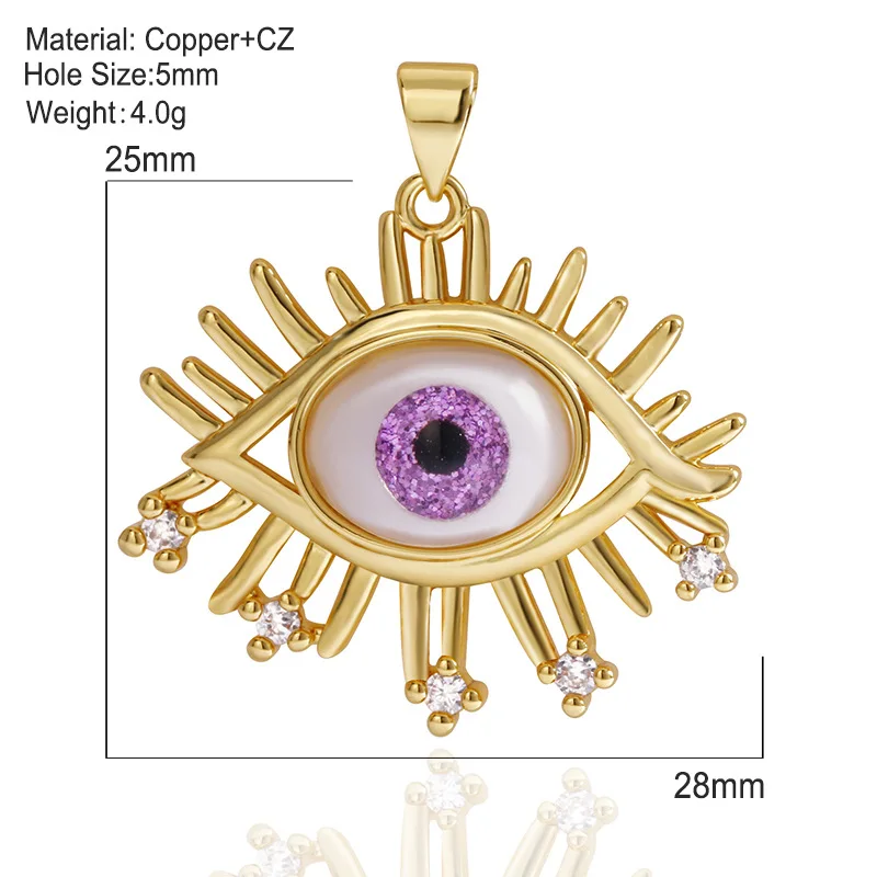 Nuovo fascino collane con ciondolo malocchio per gioielli regalo donna ciglia colorate accessori per catena clavicola occhio blu turco