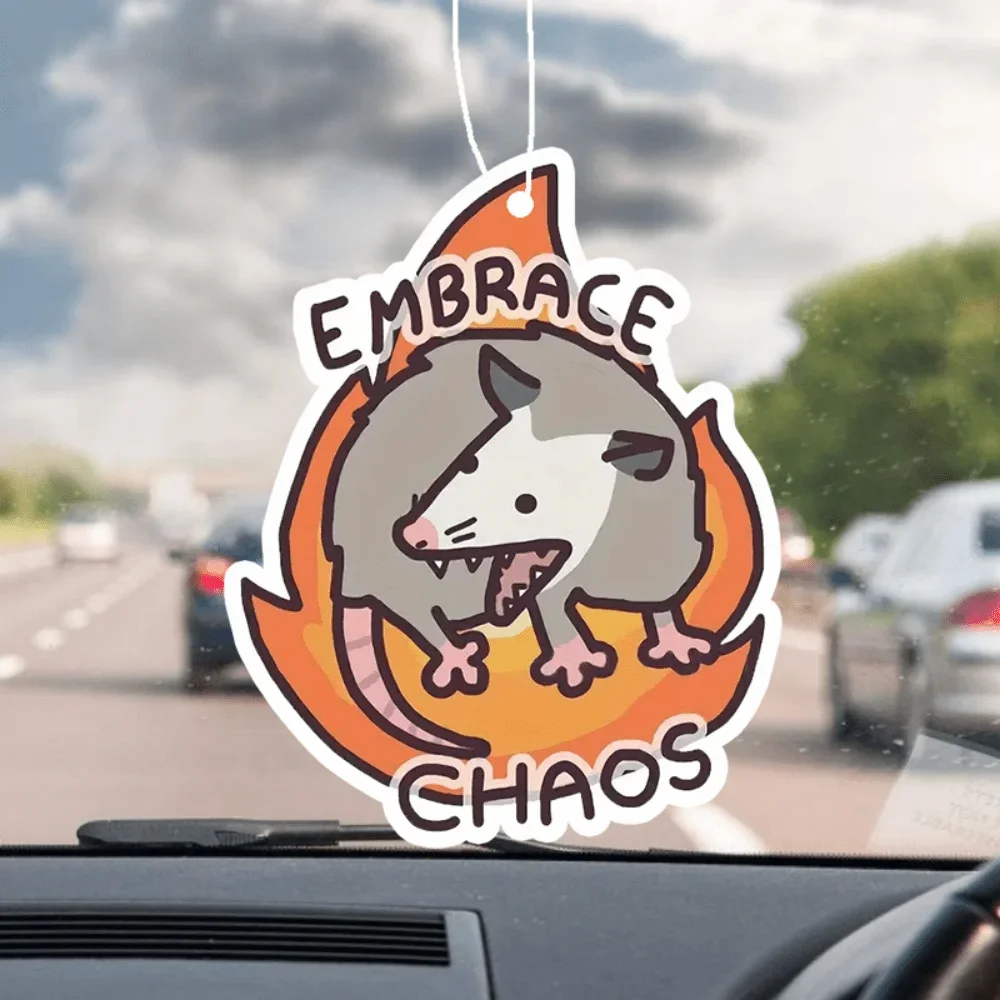 Fantasy Adventure Mouse Car Scent Hanger, Long Lasting Fragrance Air Freshener for Rearview Mirror & Air Vent Interior Accessory