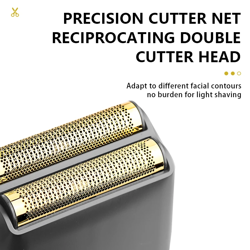 Kemei T389 موضة اللون ماكينة حلاقة كهربائية مقص الشعر الرجال ماكينة حلاقة أداة تهذيب اللحية المهنية قابلة للشحن الترددية ماكينة حلاقة