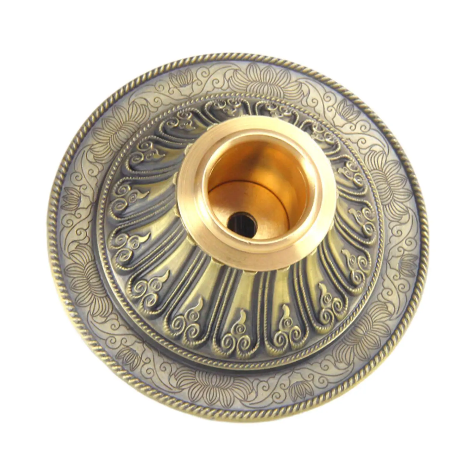 Prayer Wheel Base Buddhist Support Versatile Decor for Praying Elegant Handheld Prayer Wheel Holder for Shelf Living Room