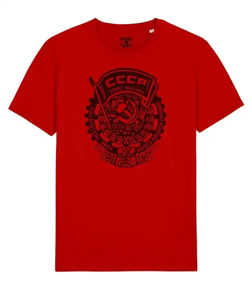 Shirt Loyal to line Punk Rock Music Soviet Red Star CCCP T-Shirt