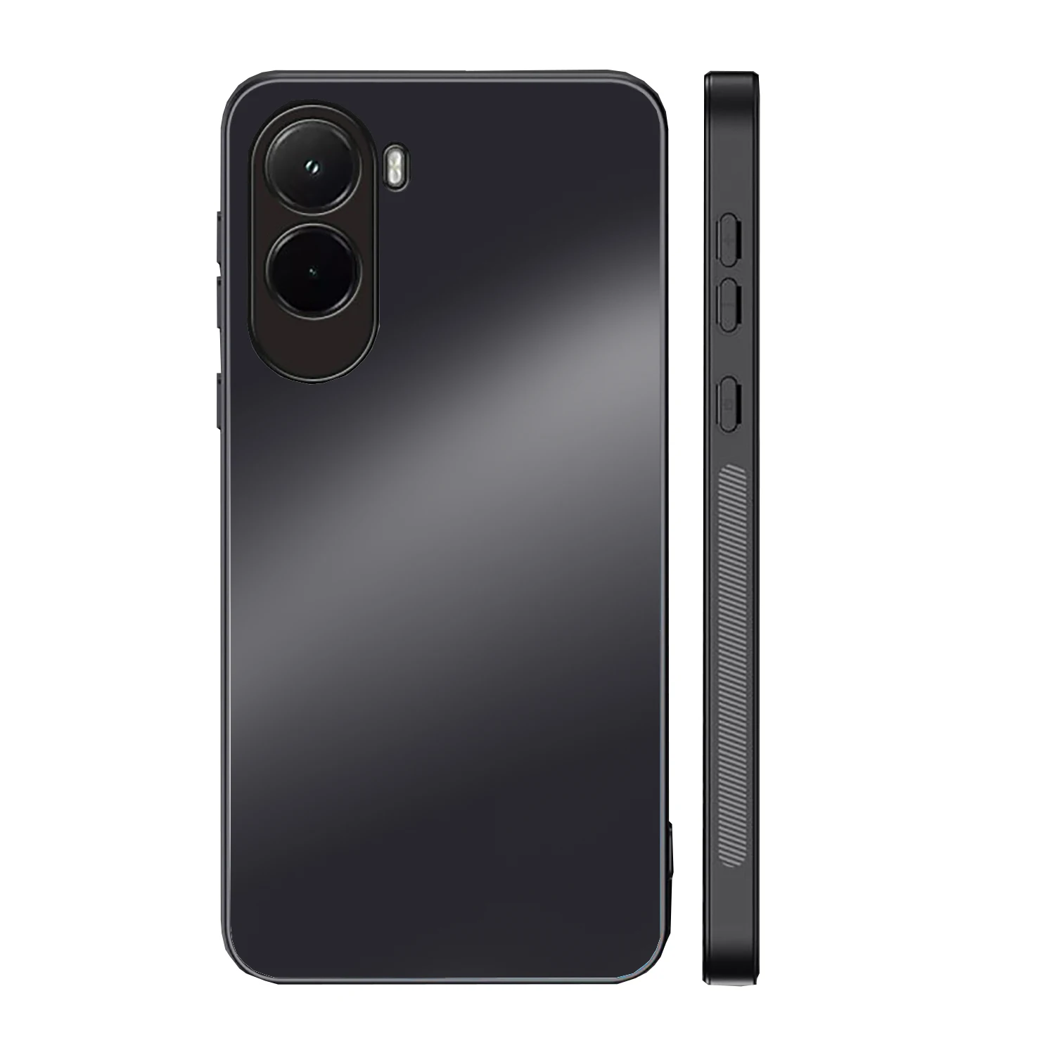 

for Xiaomi Poco M7 4G Case Matte Anti-Fingerprint Anti-Drop Shockproof Bumper Hard Back Cover (White, Poco M7