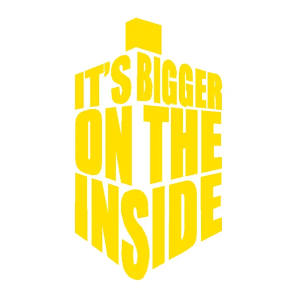 إنها أكبر على الداخلي مضحك الديكور الإبداعي الشارات ملصقات السيارات المضادة للأشعة فوق البنفسجية نافذة السيارة الجسم ملصقات الزخرفية الملحقات #5