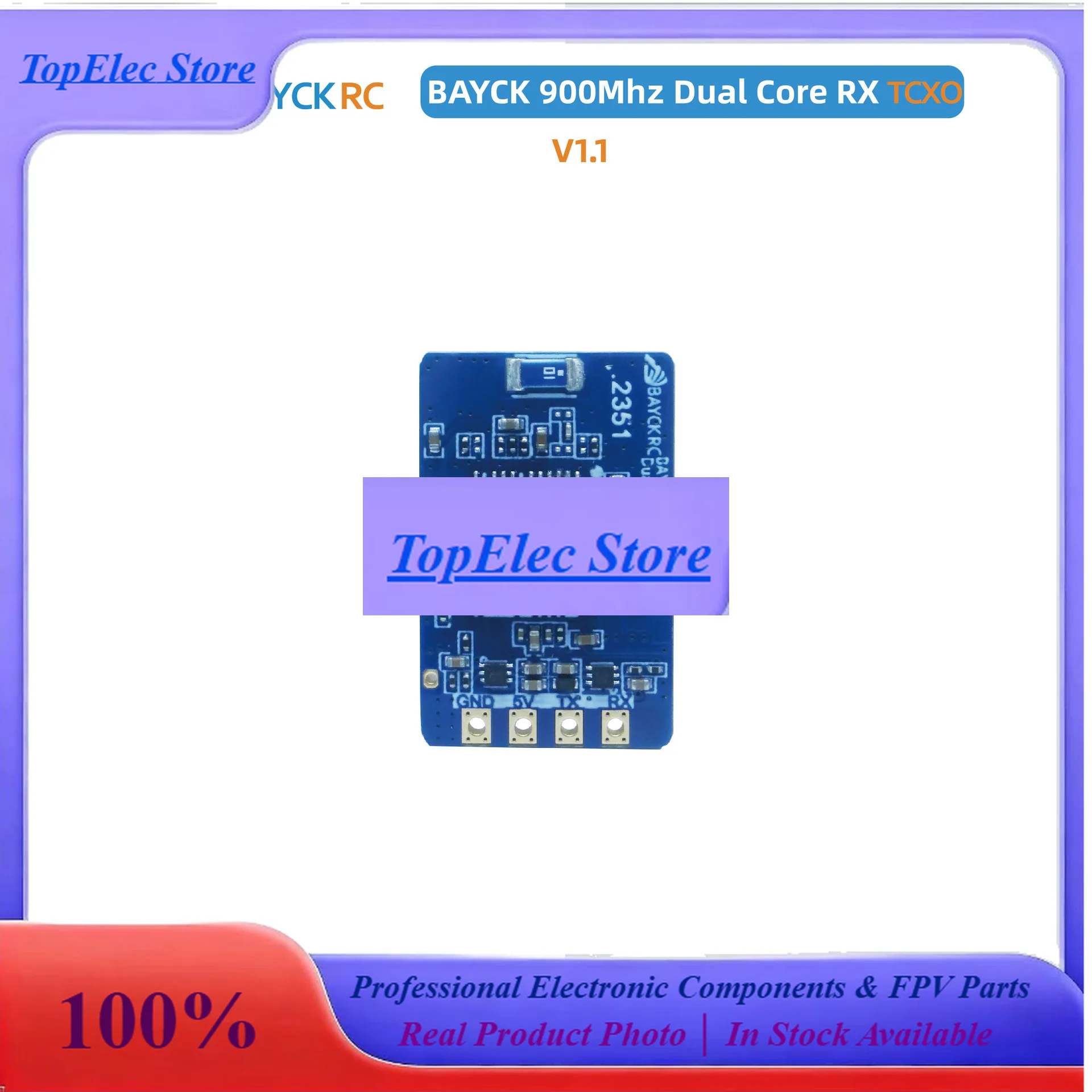 TopEs915MHz 868MHz Dual Core RX Diversity Receiver For Long Range Remote Control Drone Transmitter