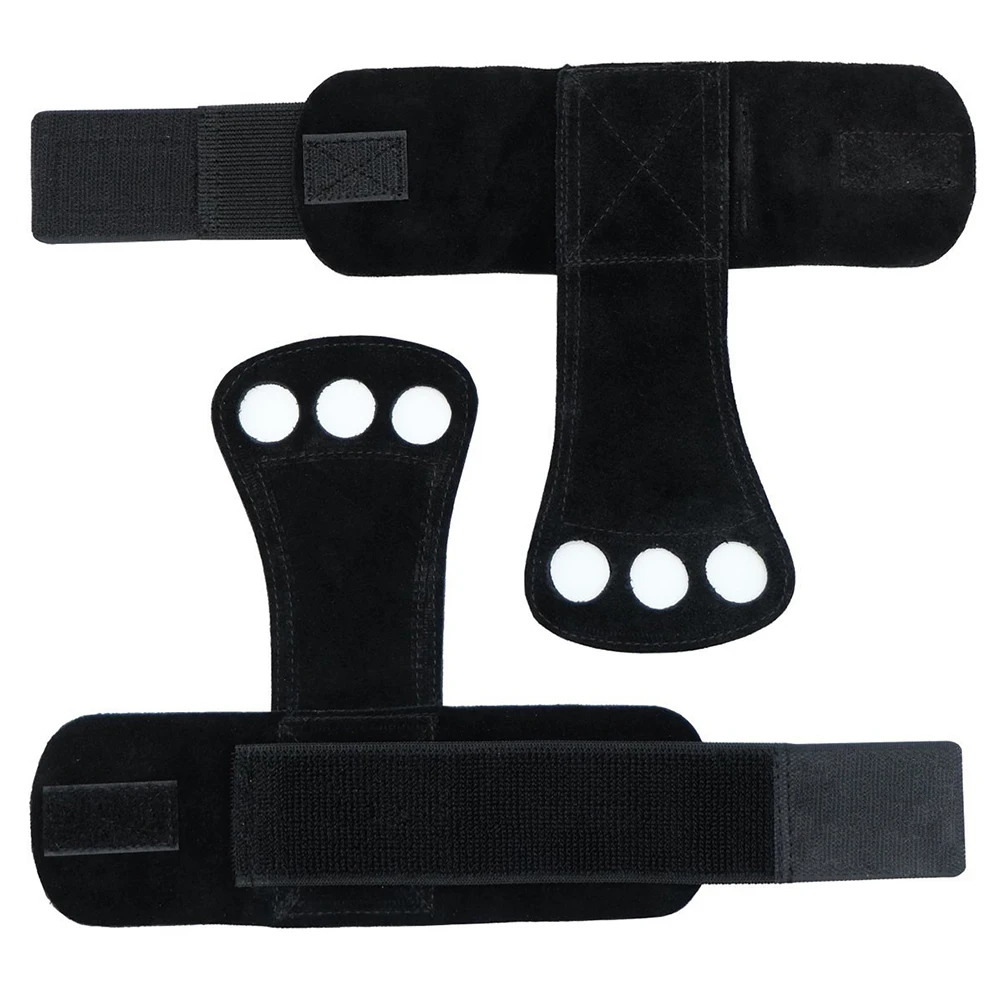 

1 Pair Fitness Gym Gloves Slim Breathable Fingerless Design Padded Palm Wrist Support For Weight Lifting Pull Ups Cycling