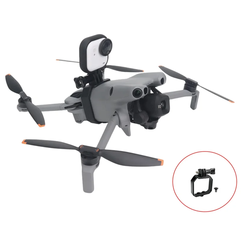 B44C For DJI Mini 5 PRO Drone 1/4 Inch Screw Mounting Holder Bracket For GO Ultra Action Cameras