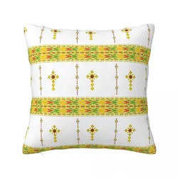 Ethiopian Habesha Tibeb Telet Pillowcase Soft Polyester Cushion Cover Gift African Art traditional Pillow Case Cover Wholesale