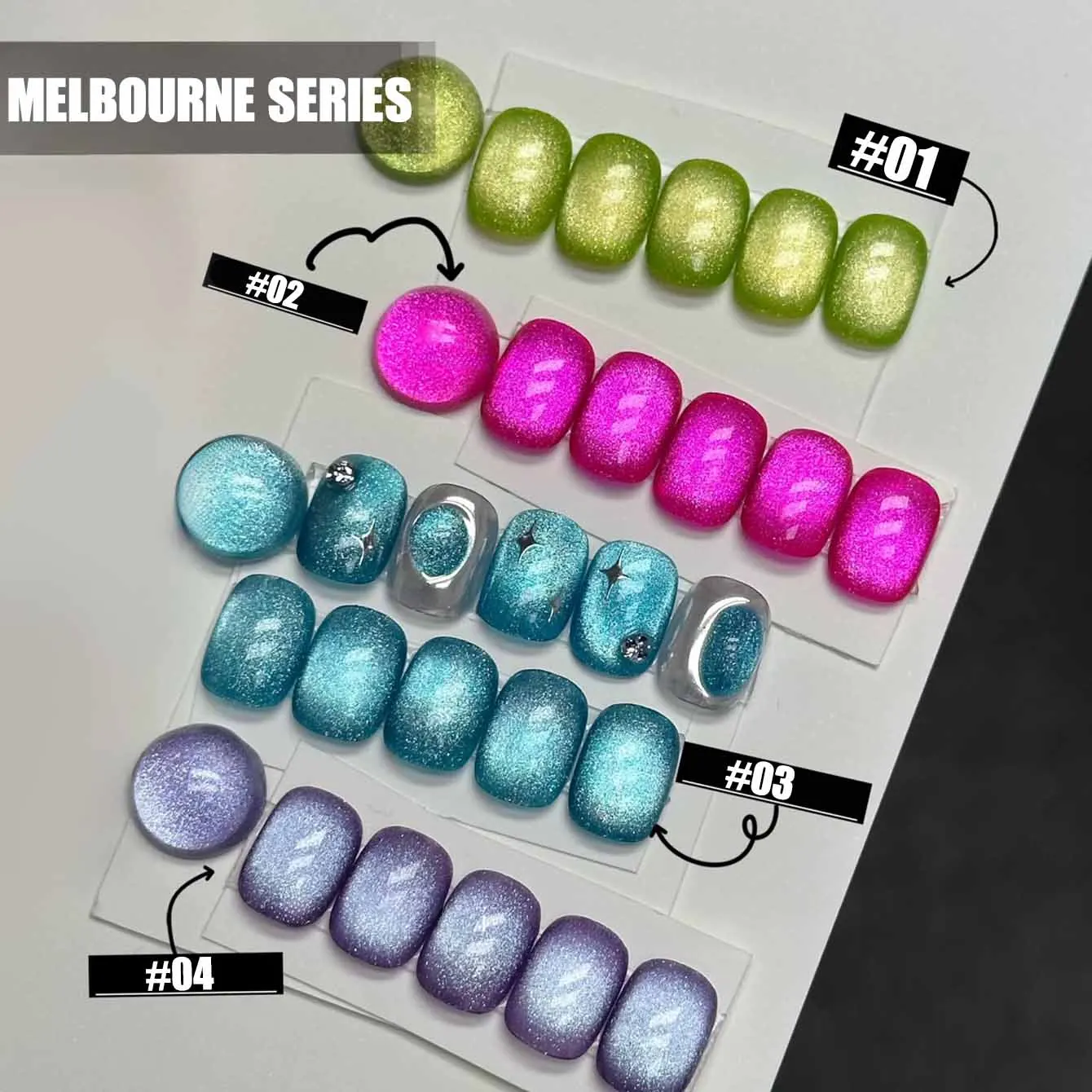 MIANEL 1-21pcs 12ML Dragon Fruit Cat's Eye Gel Nagellak Lente Zomer Flash Melbourne manicure Art Voor Nail gel polish