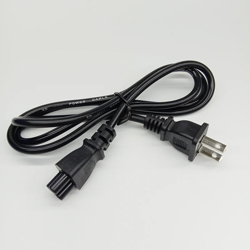 US Plug to IEC C5 AC Power Cord Line Univesal Extension Cable Lead 3-Prong USA Canada Japan Brazil Philippines 1M