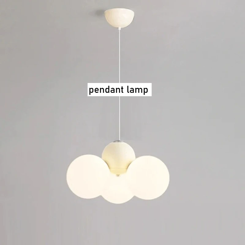 

Cream Style Restaurant Pendant Light Designer Creative Panda Dining Table Dining Room Bar Counter Lighting Modern and Simple