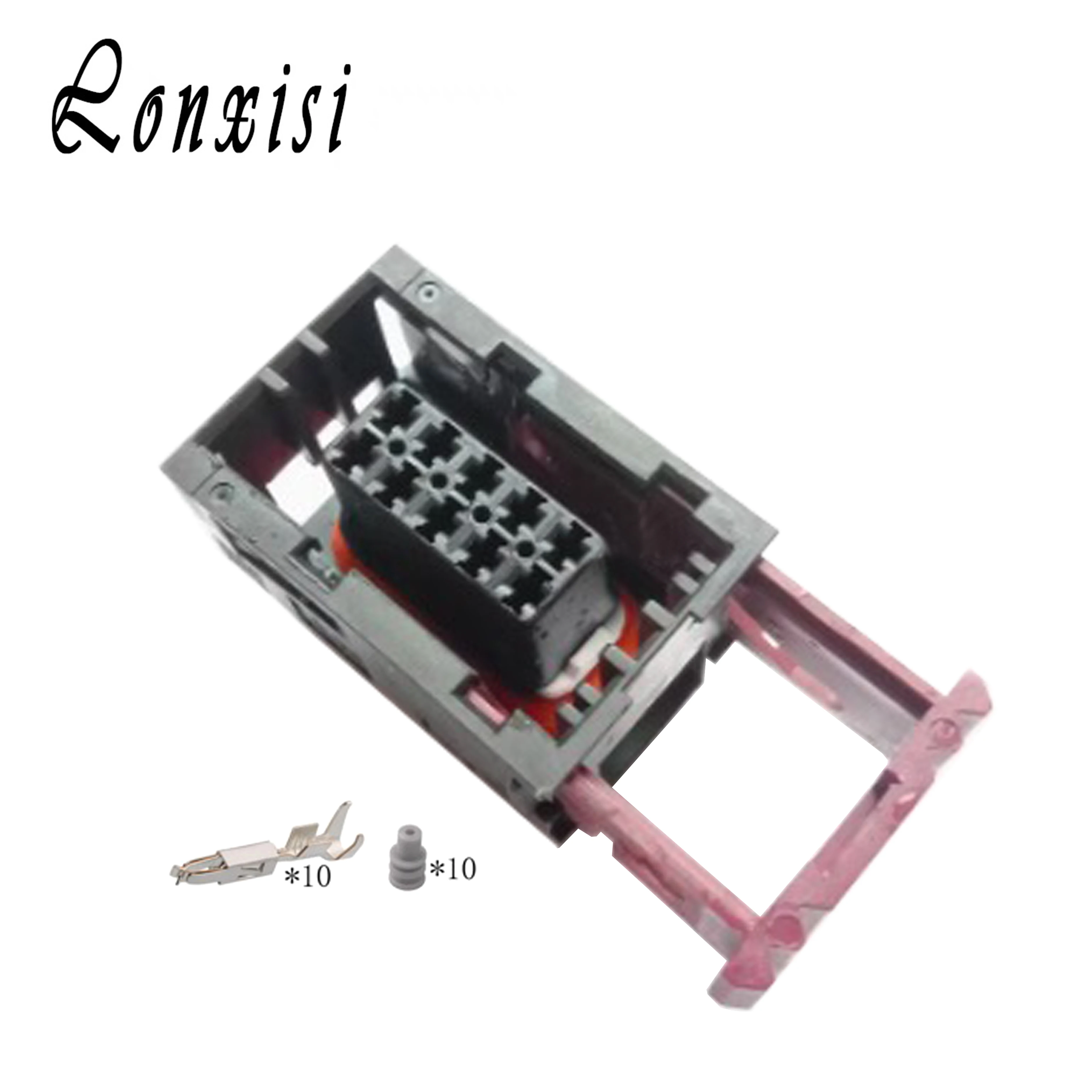 

1/5/10/20/50 Sets AMP 10 Pin 1.5mm Plug Automotive Female Waterproof Connector 1355685-1 6-1355684-1 For Buick LaCrosse Regal