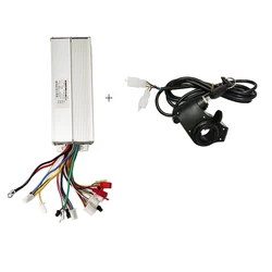 Electric Bicycle/Bike/Scooter/Tricycle Brushless Controller/BLDC DC Motor Controllers & Thumb Throttle 48V 60V 64V 1500W 45A