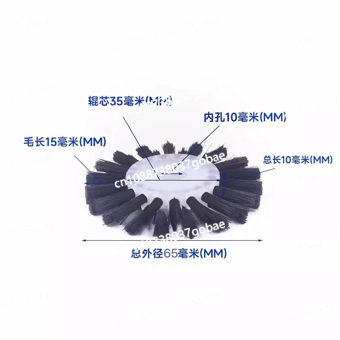 Industrial Brush Roller Cleaning Machine Hollow Wheel Roller Brush