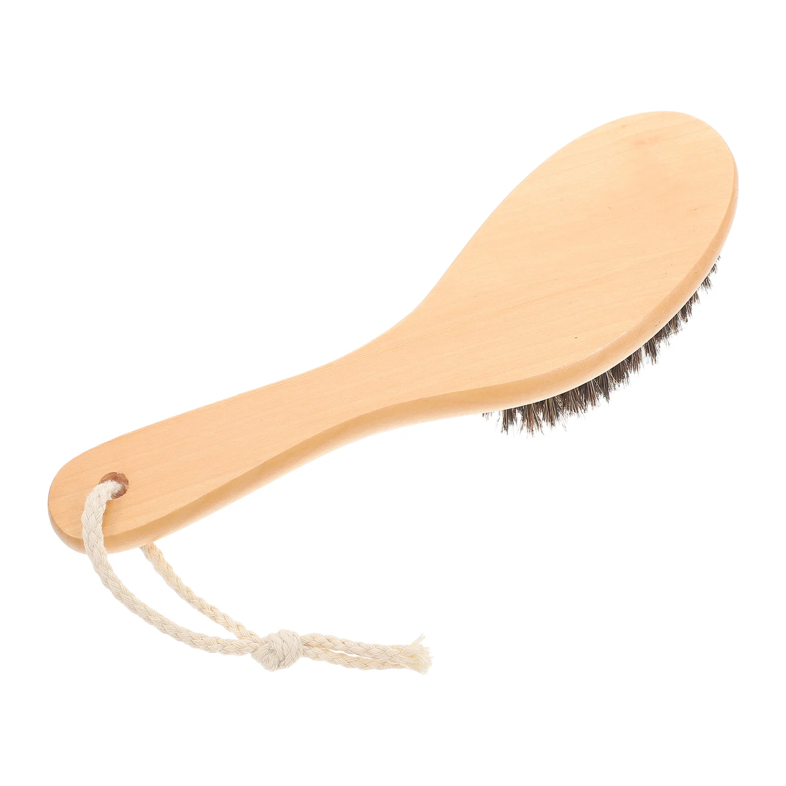 فرشاة الغبار أداة شعيرات ناعمة لتنظيف الجسم، تصميم محمول خفيف الوزن للعناية بذيل الحصان، منظف الحصان بشعيرات #1