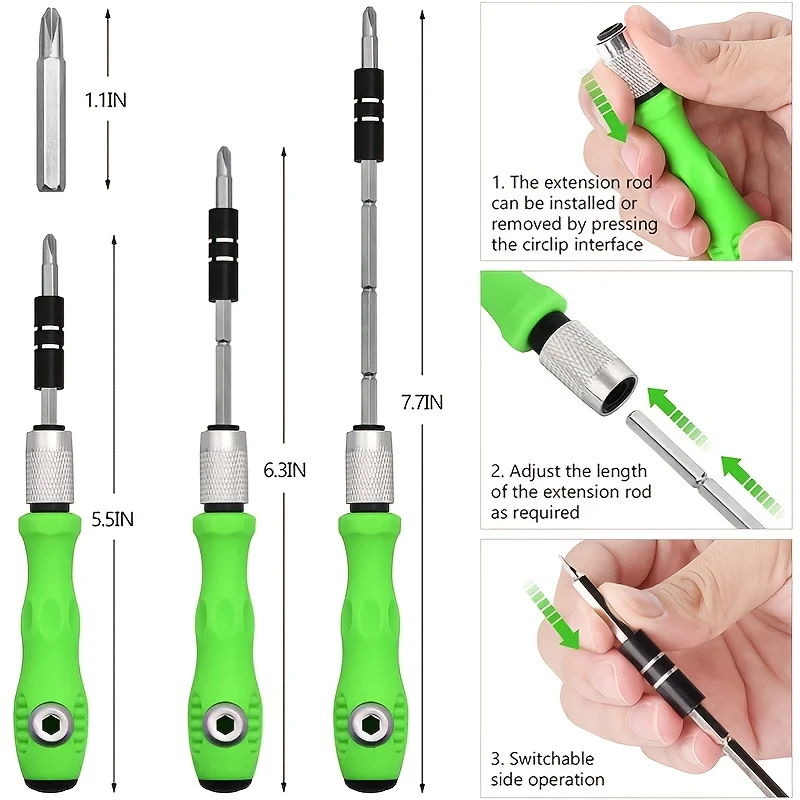 32 in 1 Precise Screwdriver Set Mini Magnetic Bits Kit Phone Laptop Mobile Maintenance Tool