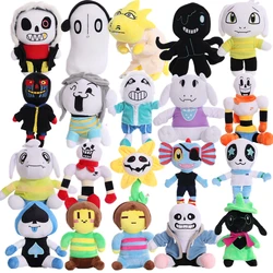 20-32cm undertale pelúcia brinquedos de pelúcia jogo periferia figura dos desenhos animados sans frisk chara macio zumbi bonecas crianças presentes de aniversário decoração