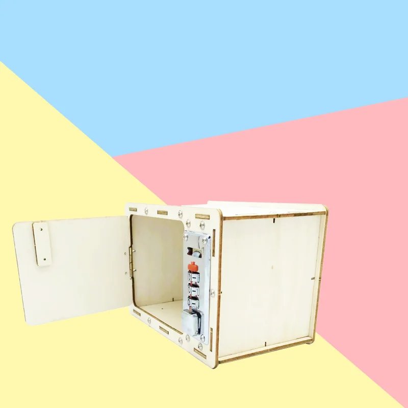 

Деревянная головоломка «сделай сам», игрушки STEM, кодовый корпус, технология, научный экспериментальный набор инструментов, обучающие образовательные игры для детей, обучающее пособие