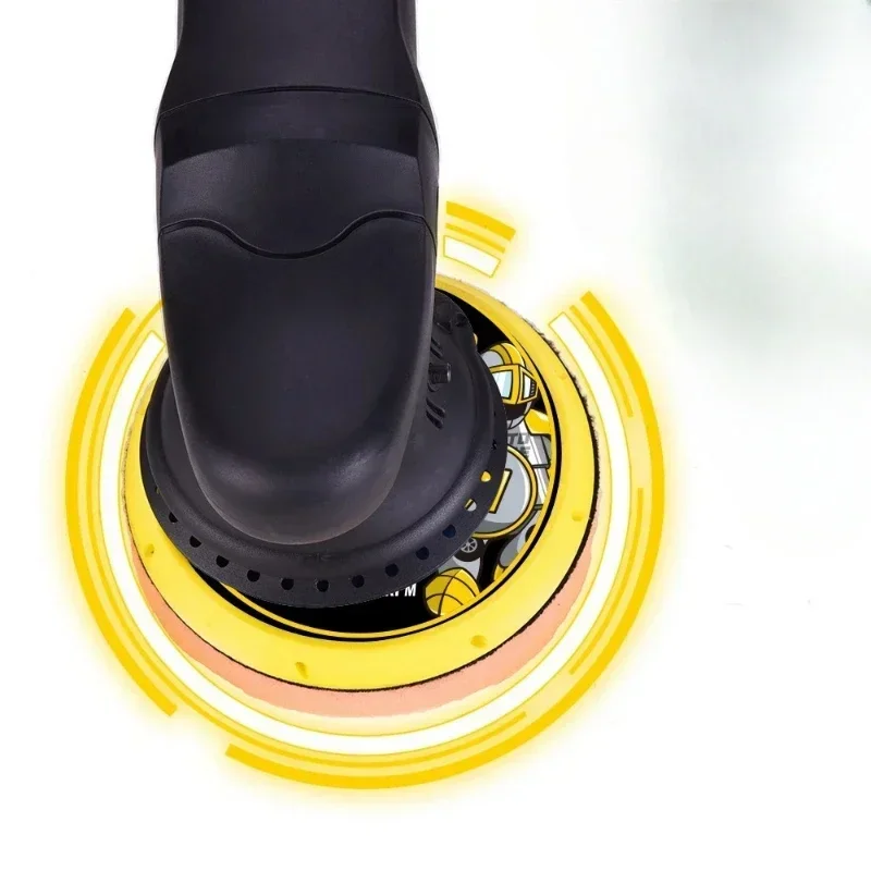 700W Car Polishing Machine 6-inch Disc Double Action Automatic   Machine 6-speed Variable Speed Eccentric Waxing Machine