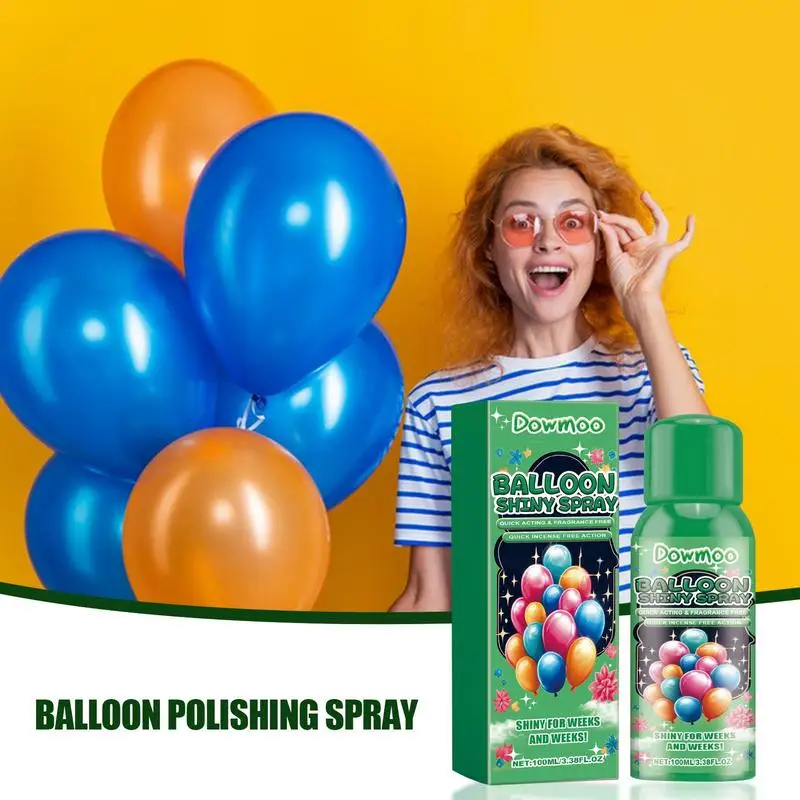 Balloon Spray Shine Based Balloon Brightener 100ml Balloon Brightener For Lasting-Spray Instant High Shine Gloss For Lasting