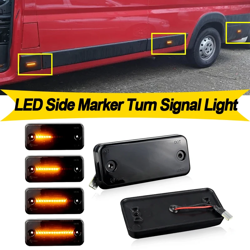 

2 шт. для Renault Trucks Magnum Midliner Midlum Premium для Citroen реле для Peugeot Boxer светодиодный боковой габаритный указатель поворота