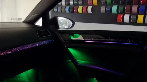 Illuminazione ambientale interna a 256 colori per Volkswagen Golf 7/7.5 2014-2020, accessori decorativi.