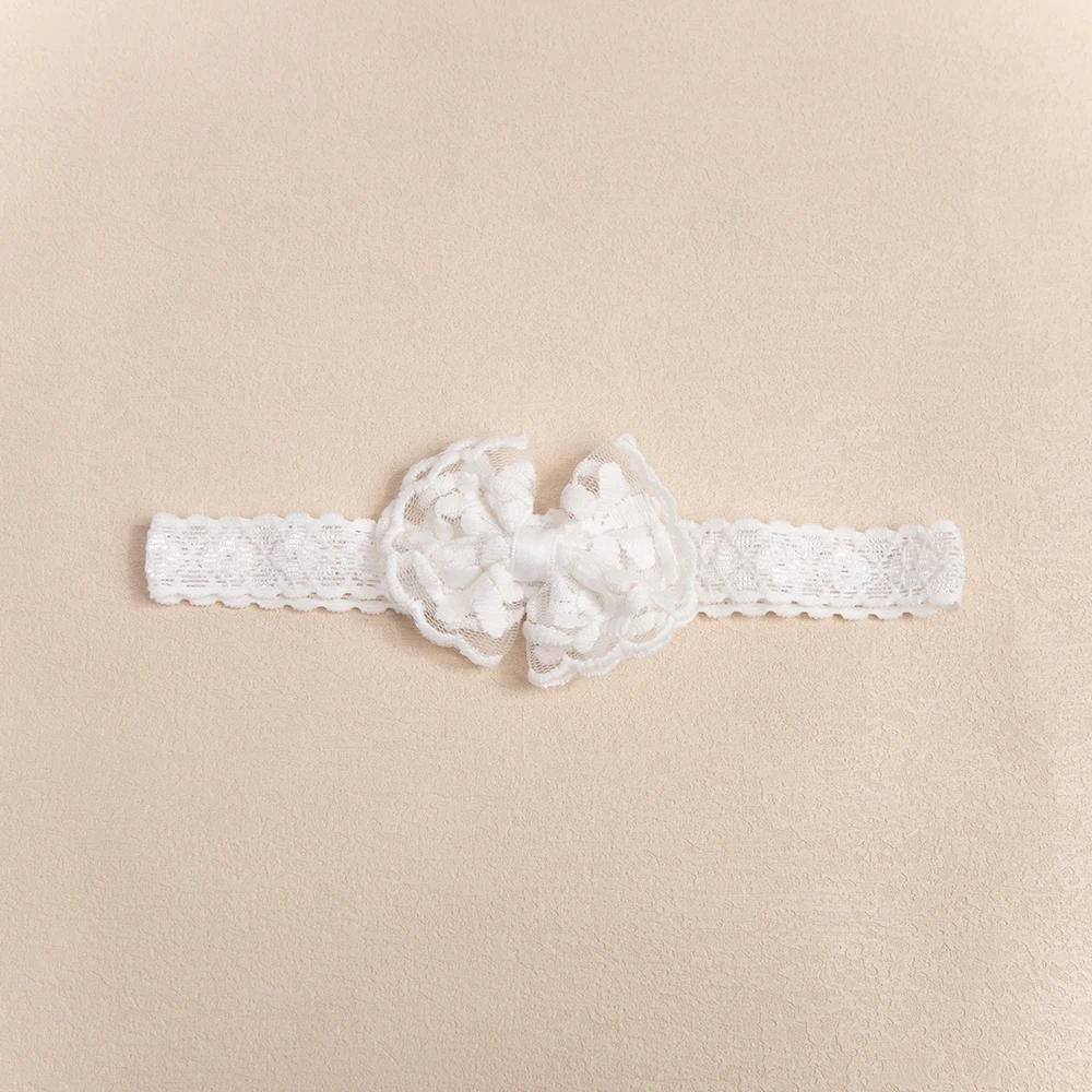 

New Fashion Lace Bow Baby Headband for Kids Baby Simple Daily Hair Band Soft Comfortable Hairbands Suit for Children Photo Props
