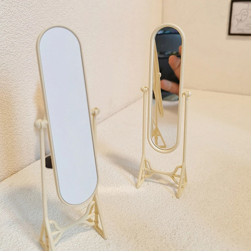 1/12 Dollhouse Fitting Mirror Full-length Mirror Model Dollhouse Furniture Decoration Dolls House Home Scene Construction Props