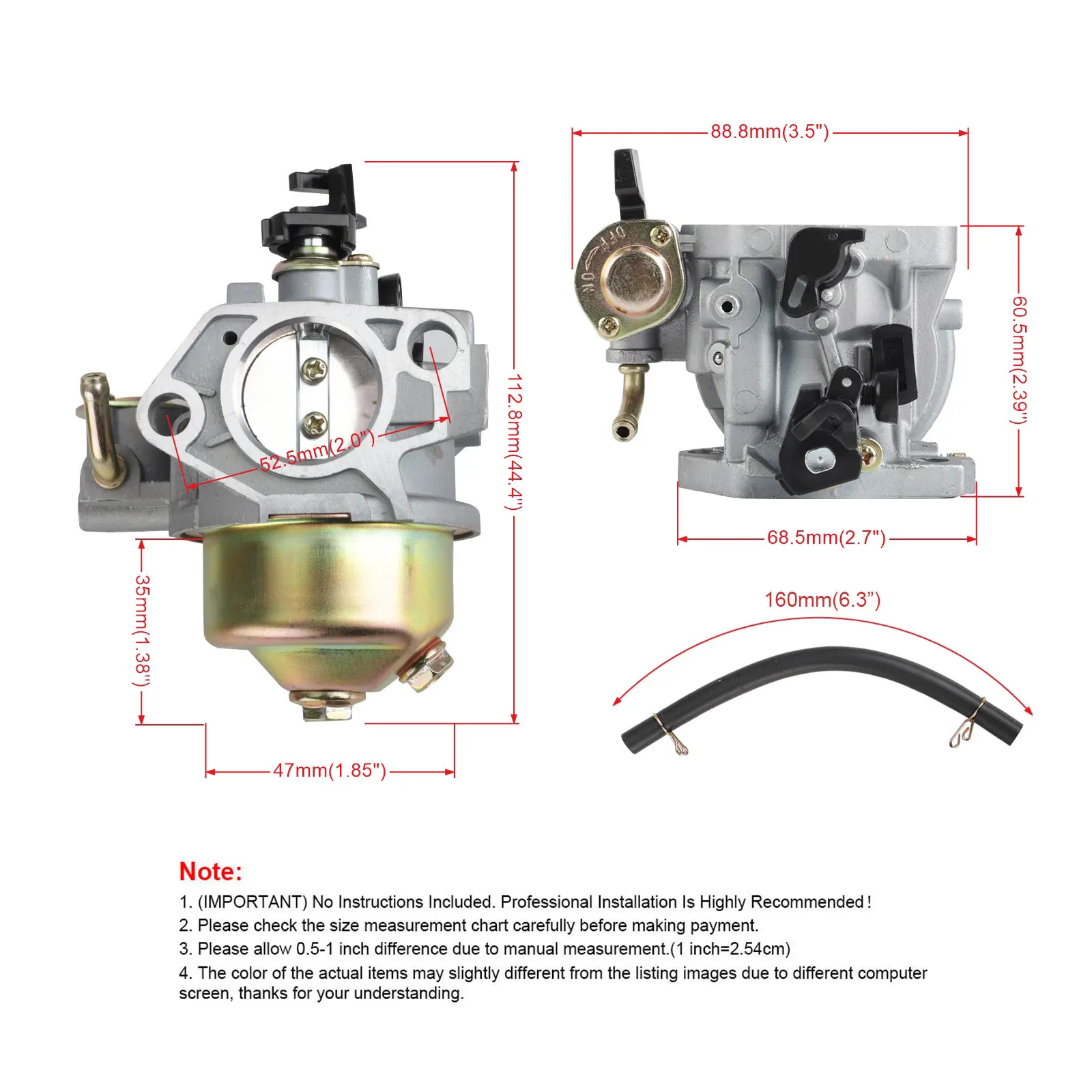 Gasoline Engine Carburetor For Replace Honda Kit Gx270 Gx240 173F 177F Japanese Trimmer Carburetor Part