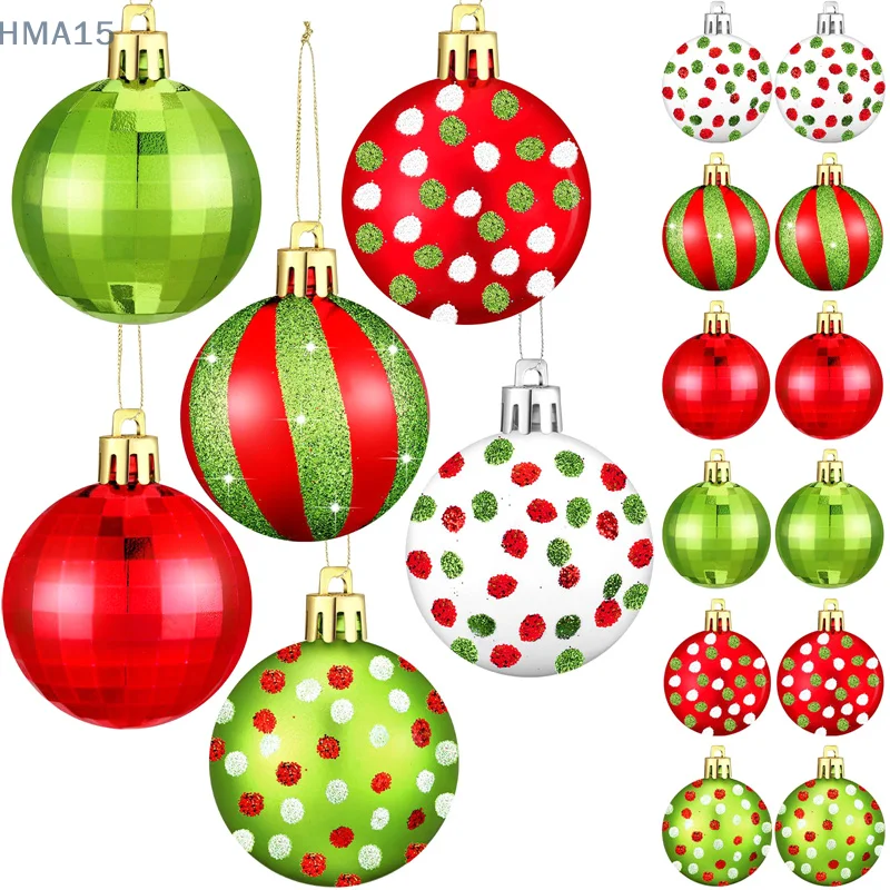 12 stücke Galvanik Weihnachten Kugeln Elf Kugeln Farbe Malerei Weihnachten Baum Hängen Anhänger Weihnachten Ball Ornamente Neue Jahr Party Hause